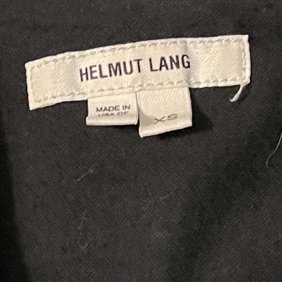 Helmut Lang Faux Sherpa Collar Denim Jacket - Black - Picture 6 of 11